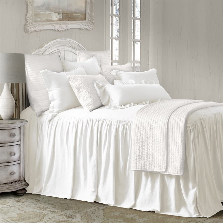 Luna Bedspread Set White - Super Queen — alternate view 2