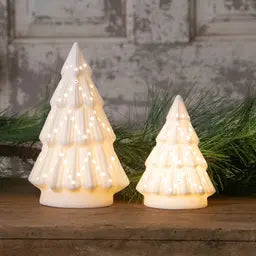 Small Ceramic Bisque Light Up Tree — alternate view 2