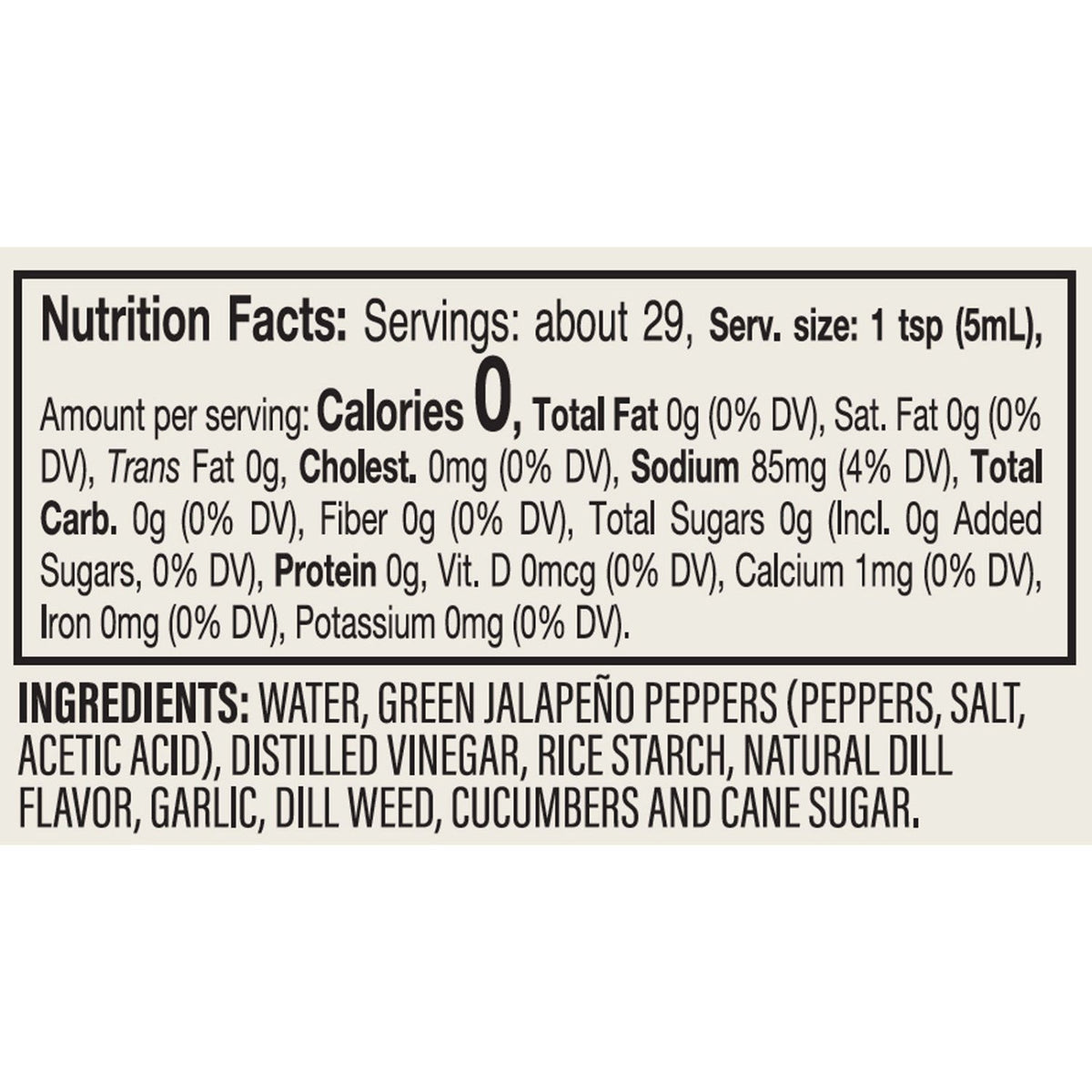 Dilly Jalapeño Hot Sauce — alternate view 3