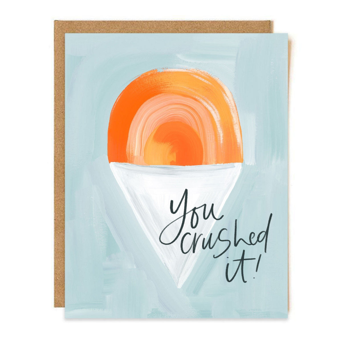 Crushed It Snow Cone Card