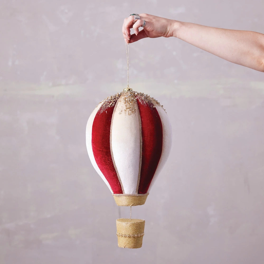 Foam & Fabric Hot Air Balloon Ornament — alternate view 2