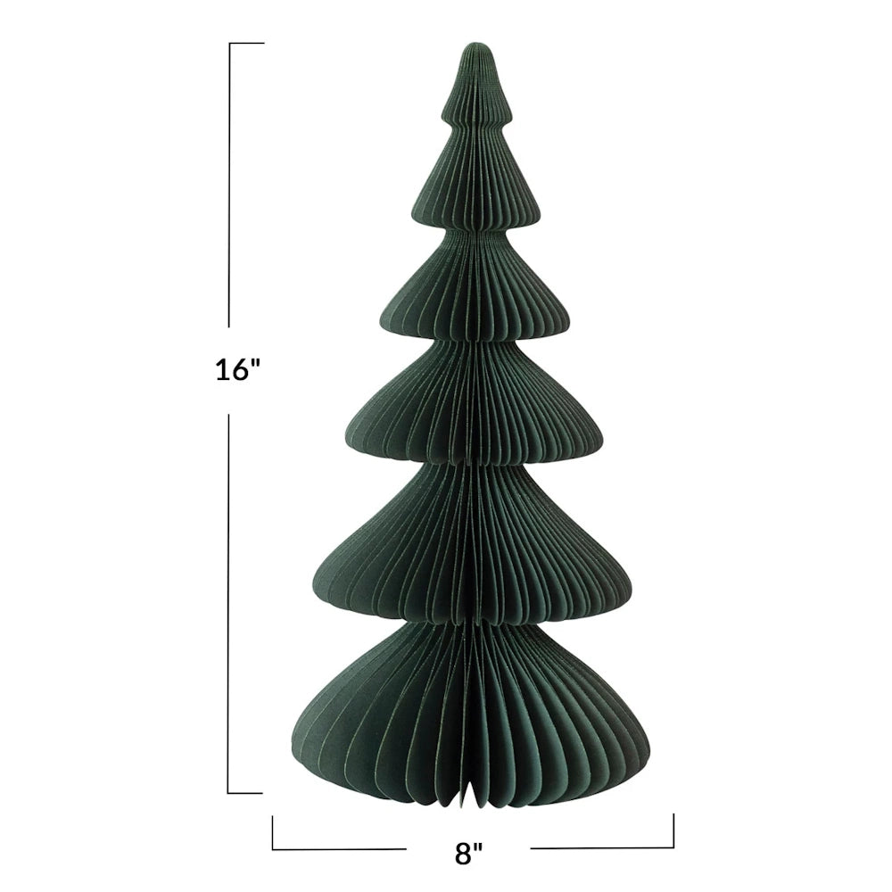 Forest Green Paper Folding Honeycomb Tree — alternate view 3