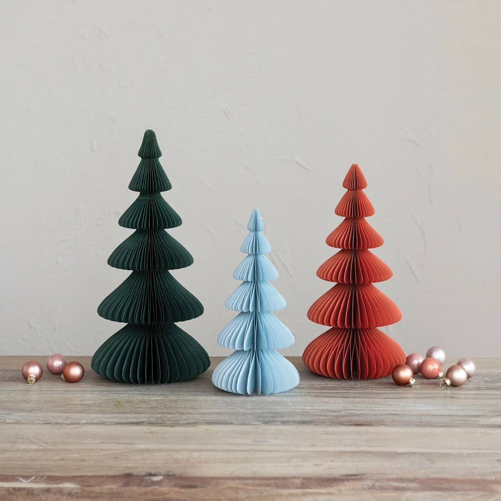 Forest Green Paper Folding Honeycomb Tree — alternate view 5