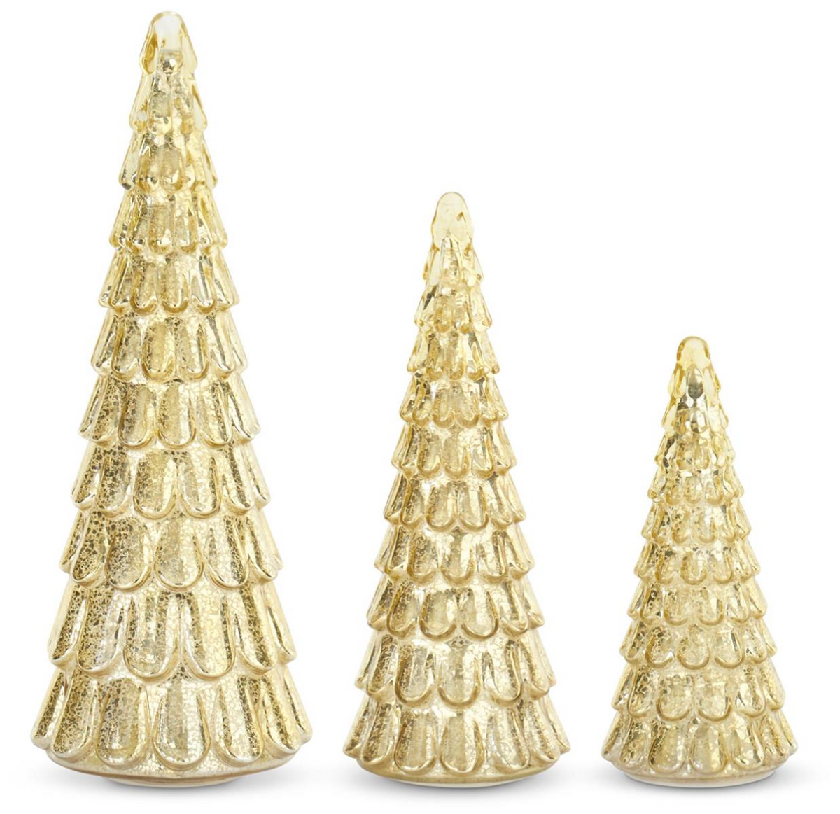 Gold LED Mercury Glass Tree- Large