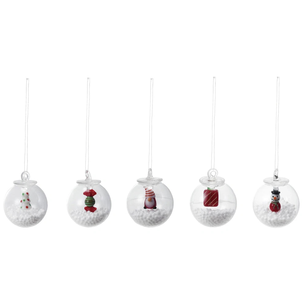 Glass Snow Globe Ornament — alternate view 2