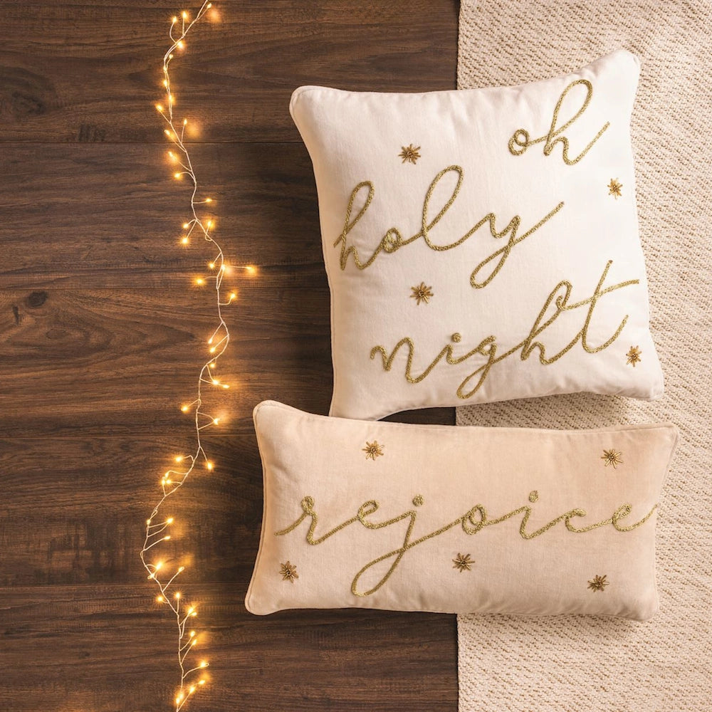 Gold Christmas Pillows