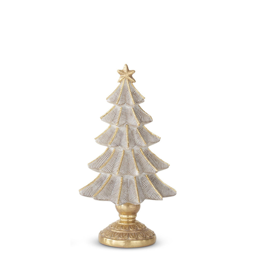 Gold Glittered Resin Christmas Trees — alternate view 2