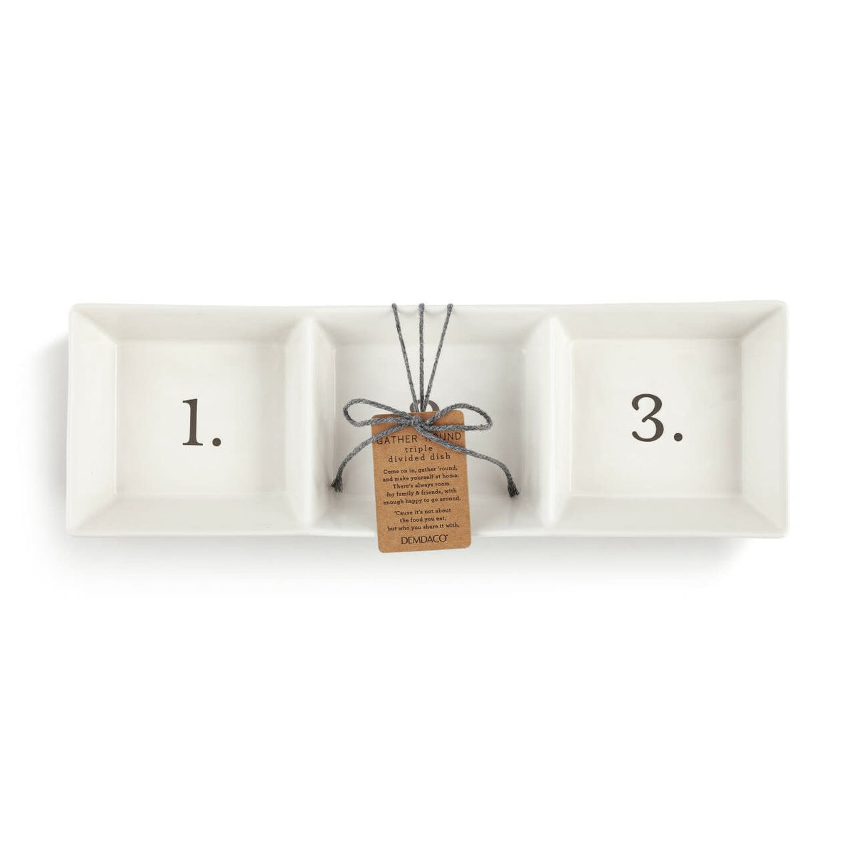 Numbered Divided Dish — alternate view 2