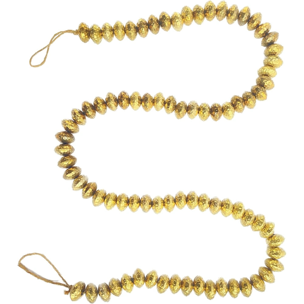 Hammered Metal Bead Garland — alternate view 2