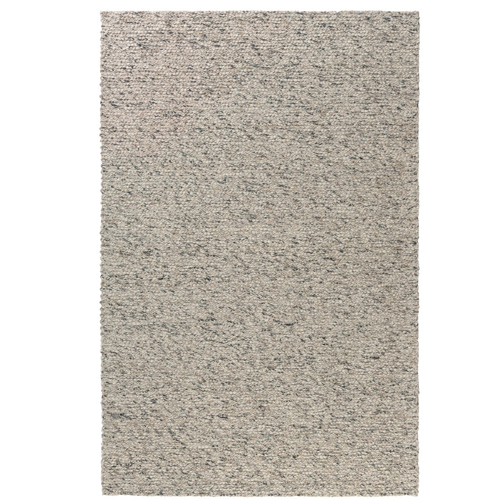 Hand-woven ivory rectangle dome rug with a textured, neutral weave pattern.