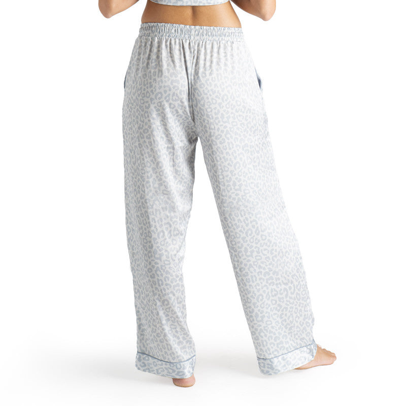 Beauty Sleep Satin Pajama Pants Feline Sleepy — alternate view 2