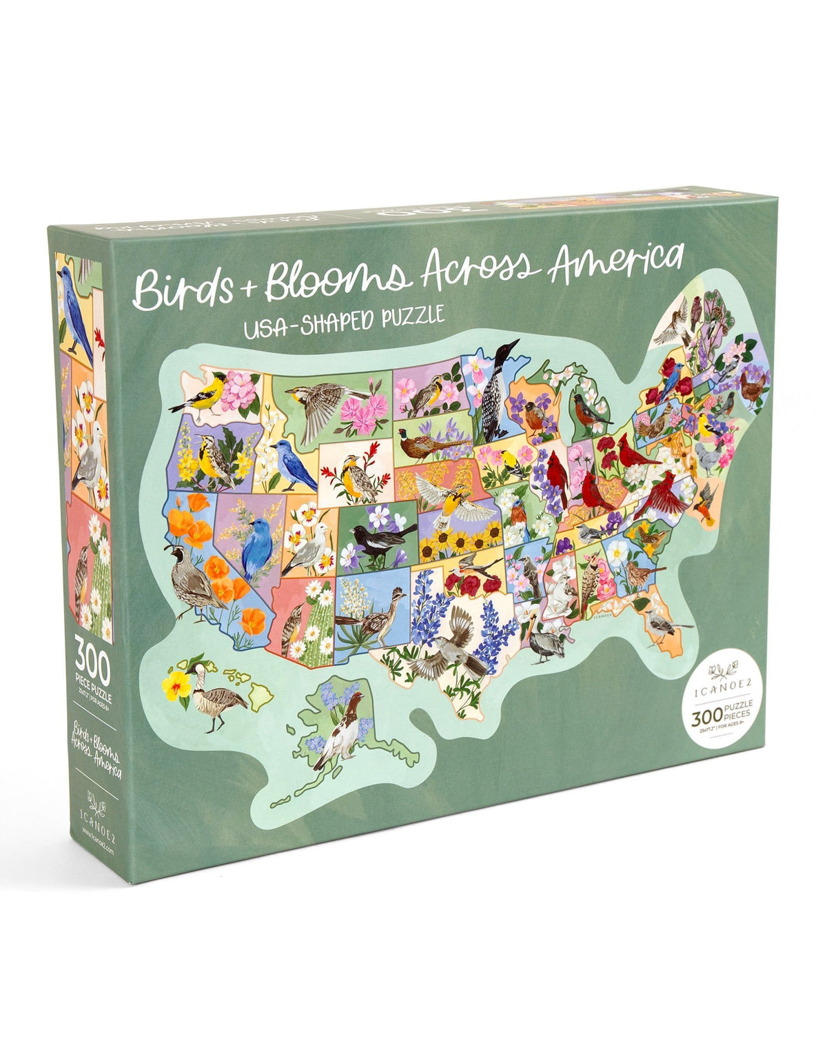 Birds & Blooms Across America Puzzle