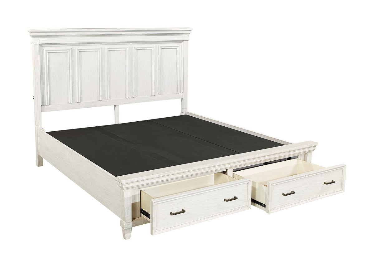 Queen Caraway Panel Bed with Storage — alternate view 5