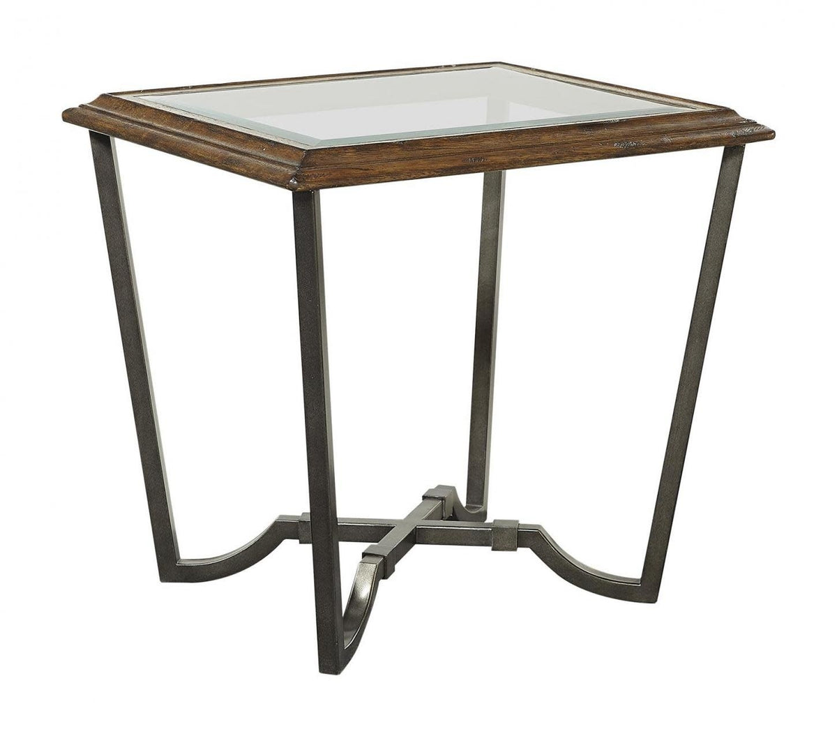 Mosaic End Table W/Glass Top — alternate view 3