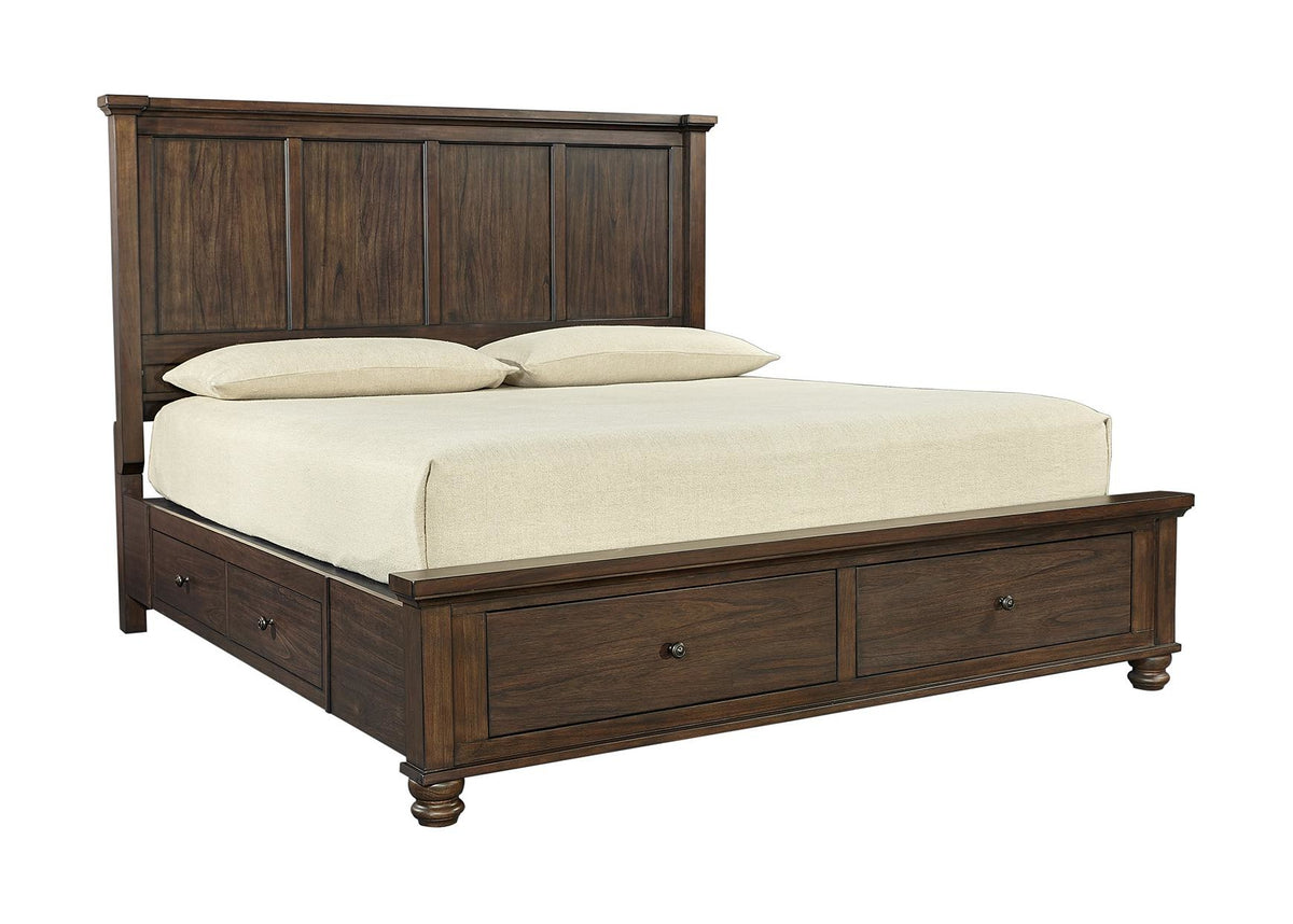 Hudson Valley King Side & Footboard Storage — alternate view 2