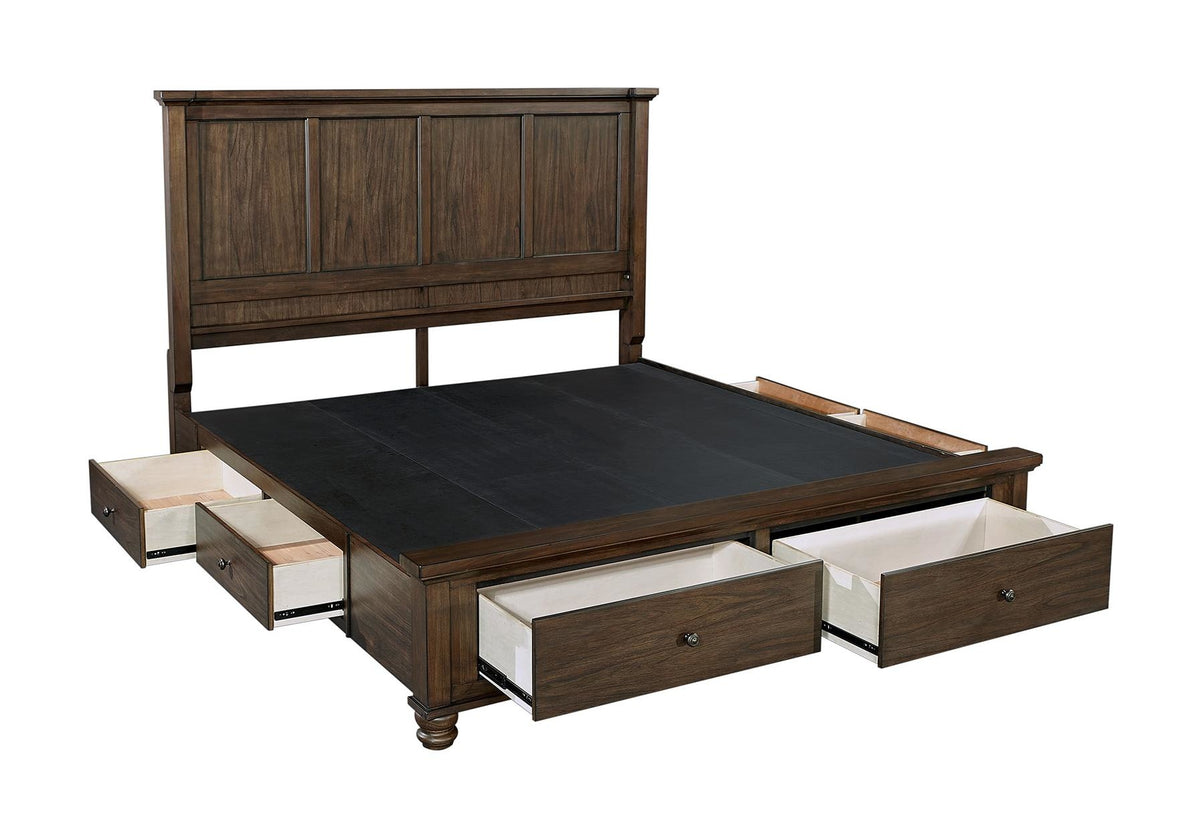 Hudson Valley King Side & Footboard Storage — alternate view 3