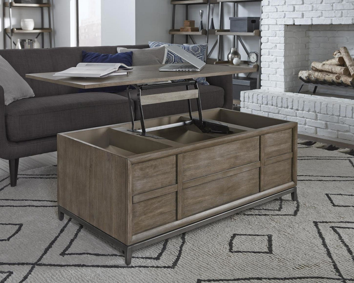 Trellis Lift Top Cocktail Table — alternate view 8