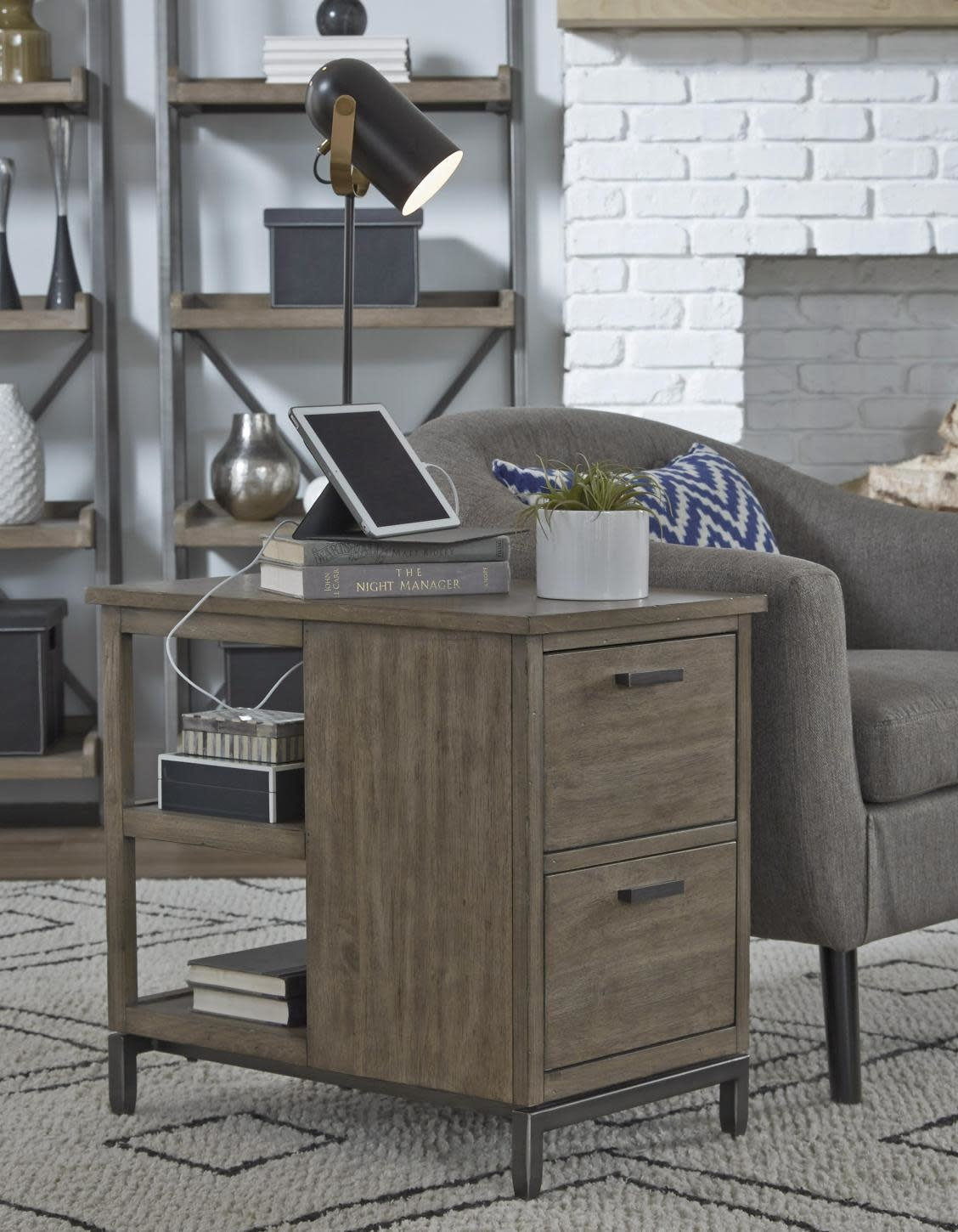 Liv360 Trellis Chairside Table