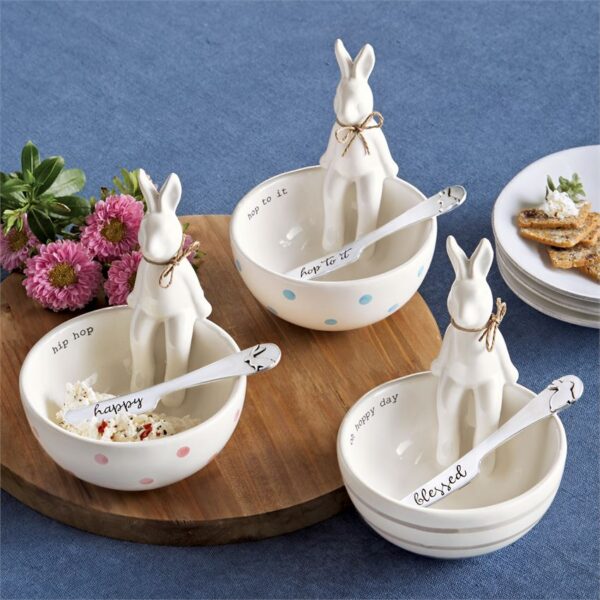 Sitting Bunny Dip Cup Set