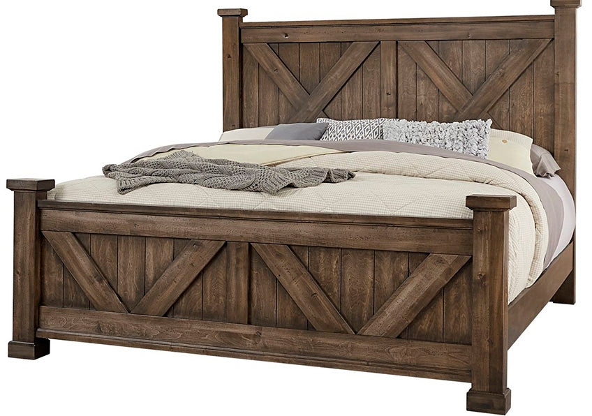 King Cool Rustic  Bed