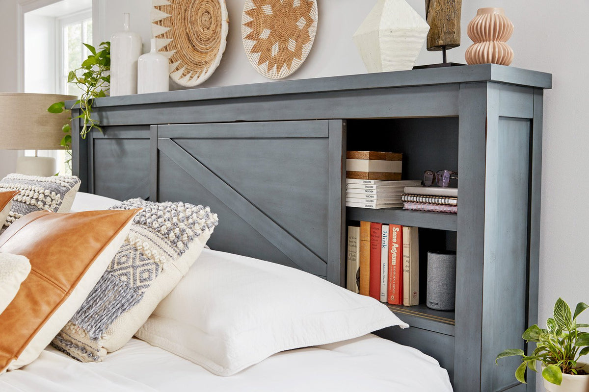 Pinebrook Bookcase Queen Bed — alternate view 2