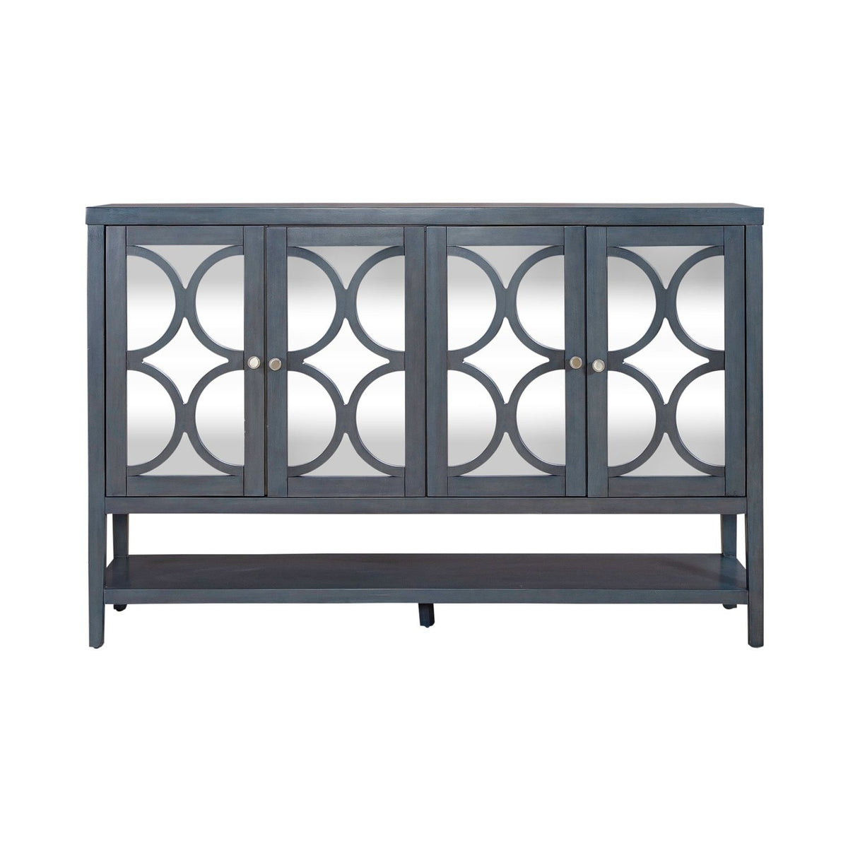 Circle View Four Door Accent Cabinet — alternate view 3