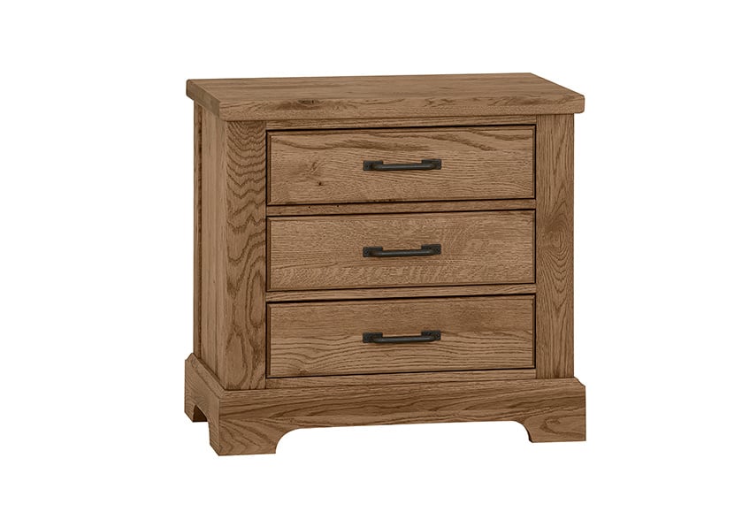 Yosemite 3 Drawer Night Stand — alternate view 3