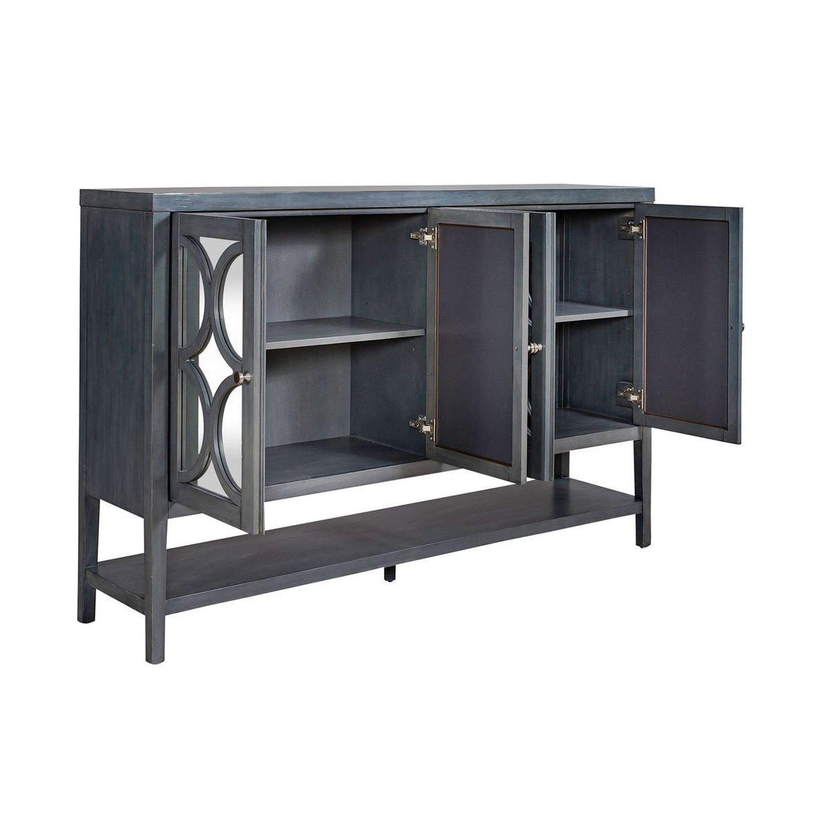 Circle View Four Door Accent Cabinet — alternate view 6