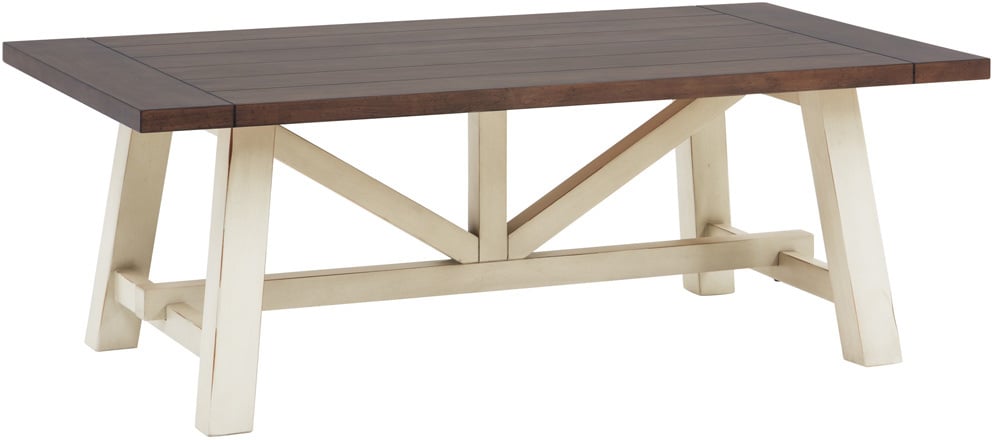 Pinebrook Prairie White Cocktail Table — alternate view 3