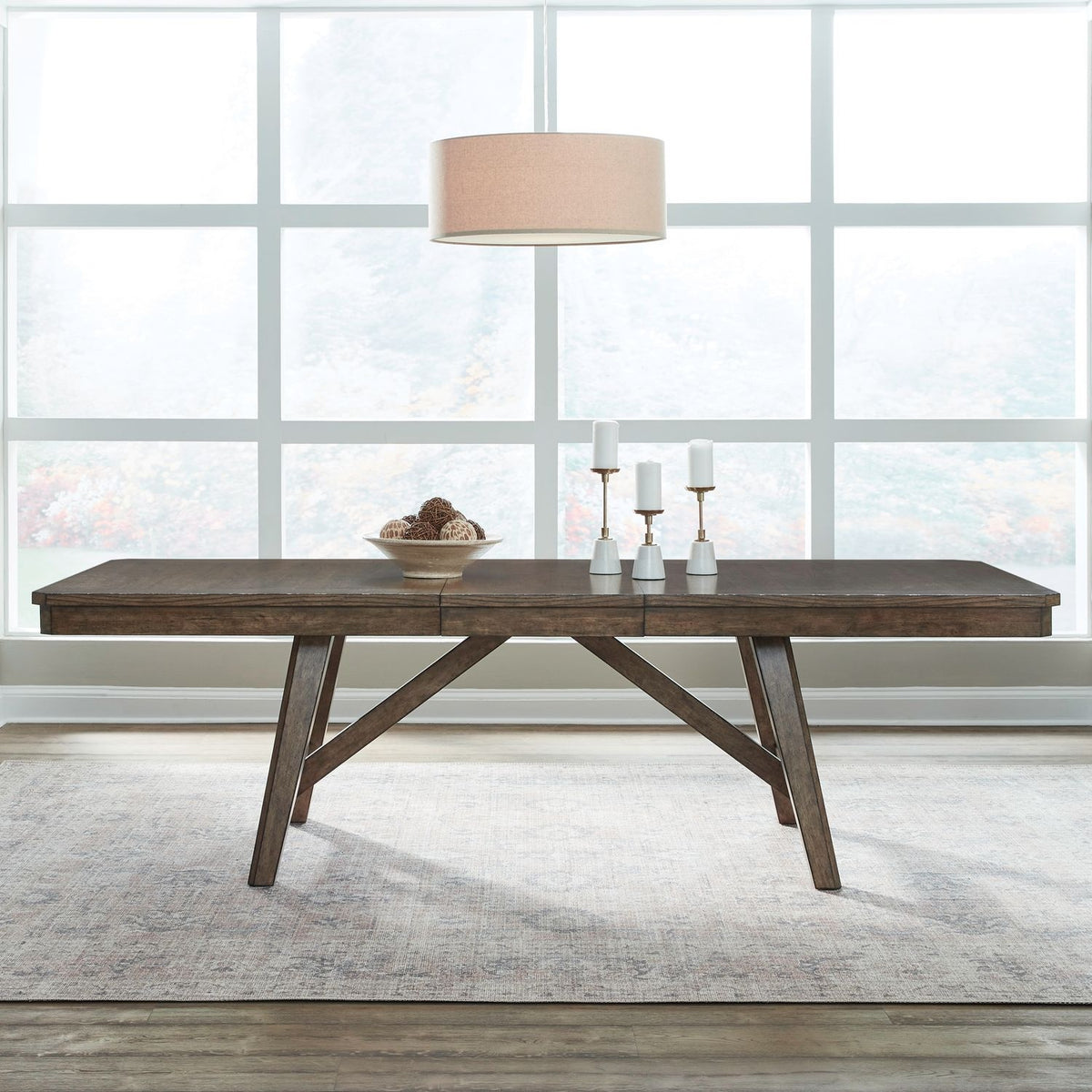 Carolina Park 7 Piece Trestle Table Set — alternate view 2