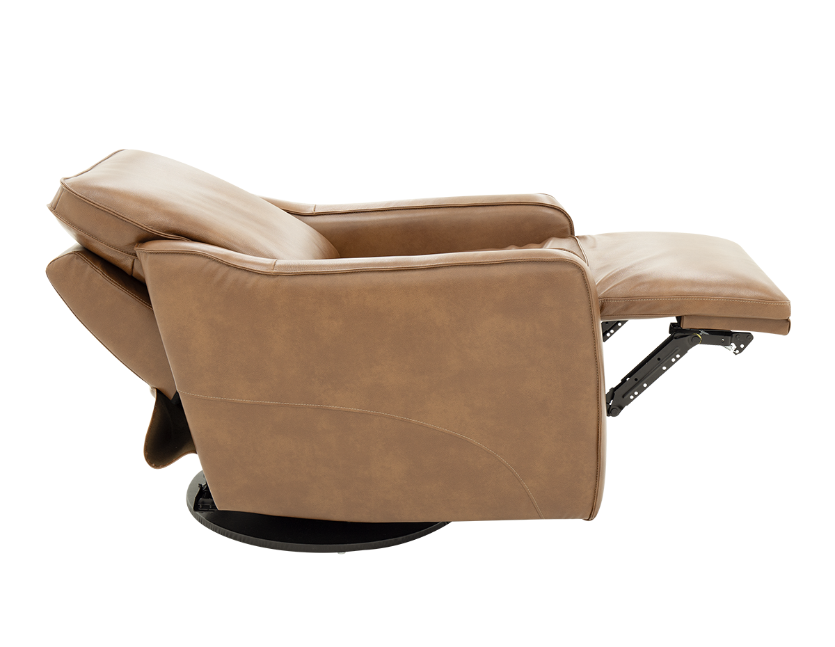 Mara Fresco Honey Swivel Recliner — alternate view 2