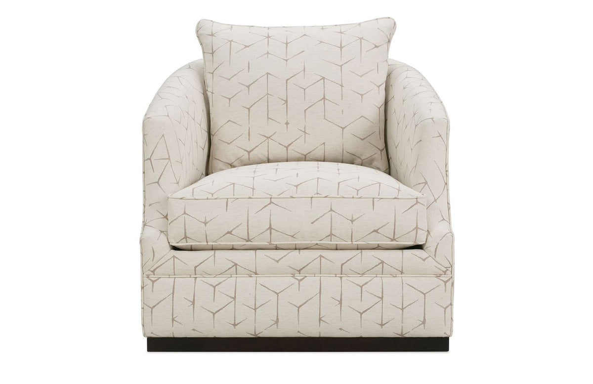 Emmerson Swivel Chair in Onyx — alternate view 2