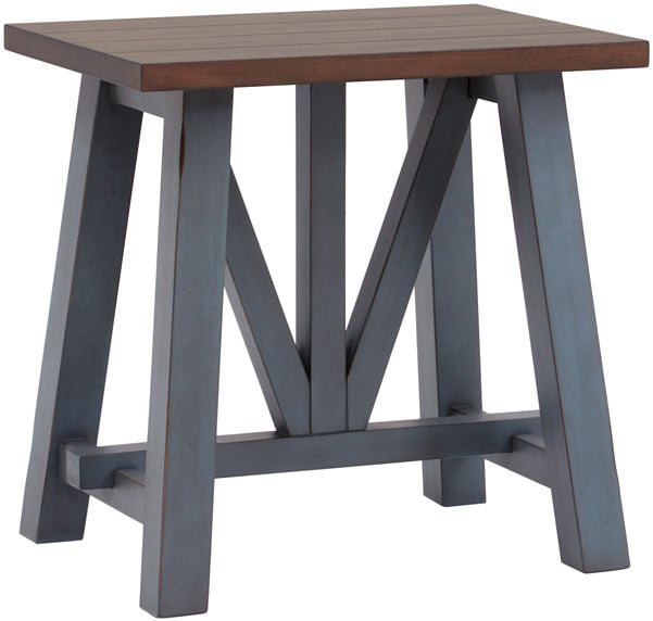 Pinebrook Denim Chairside Table — alternate view 3