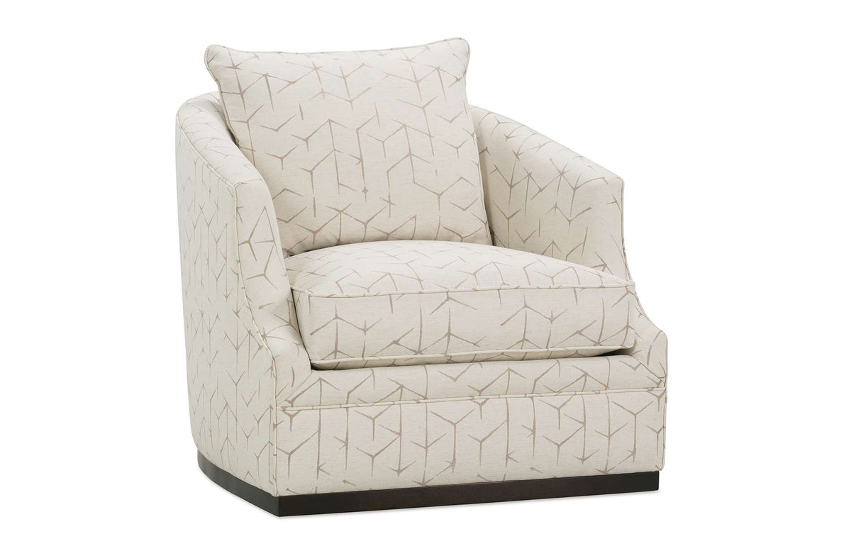 Emmerson Swivel Chair in Onyx — alternate view 4