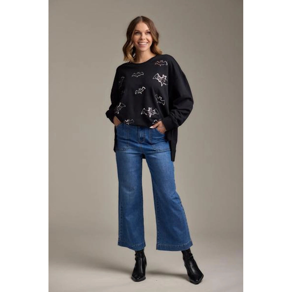 Jake Wide Leg Pants - Blue — alternate view 6