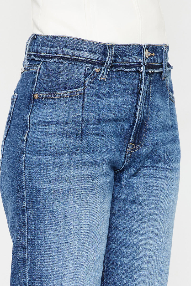 Angelina High Rise Slim Straight Leg Jeans — alternate view 8