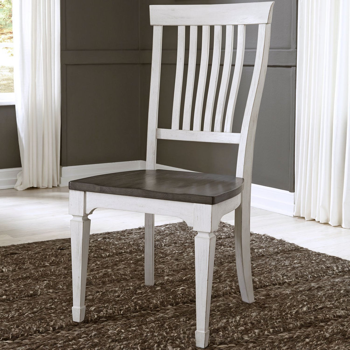 Allyson Park Slat Back Side Chair — alternate view 3