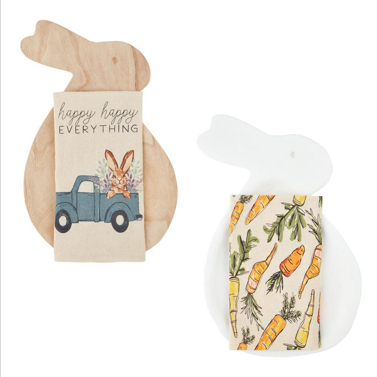 Bunny Board & Towel Set- 2 Styles
