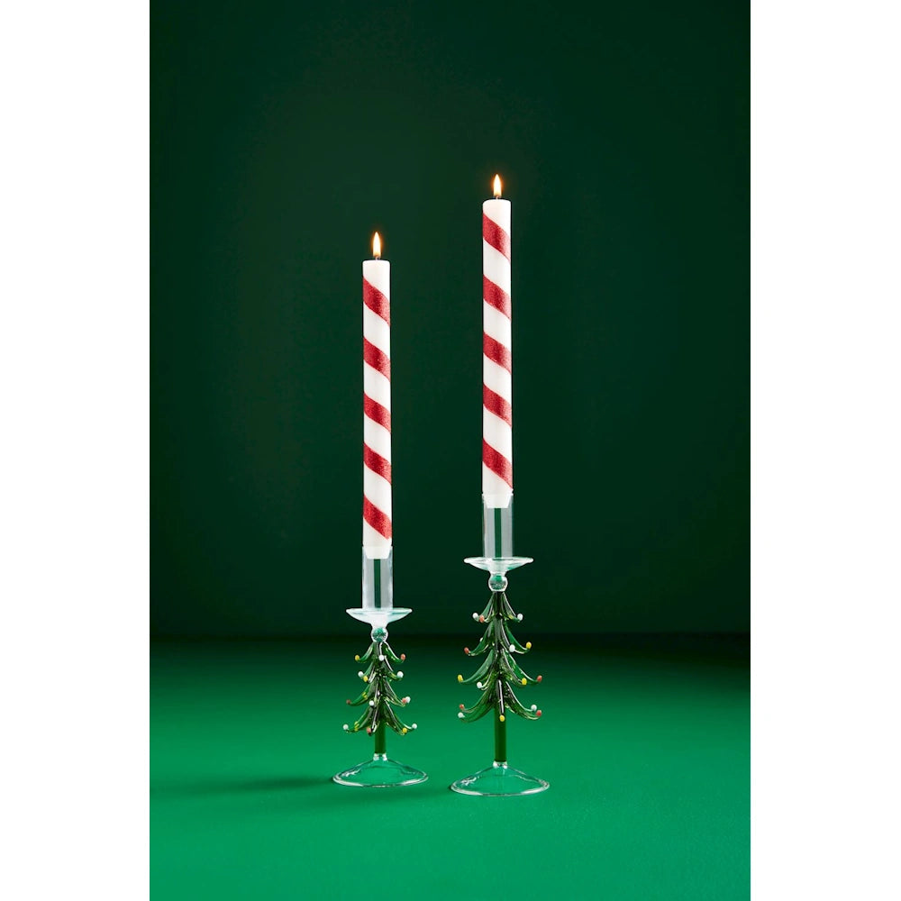 Glass Tree Taper Holder