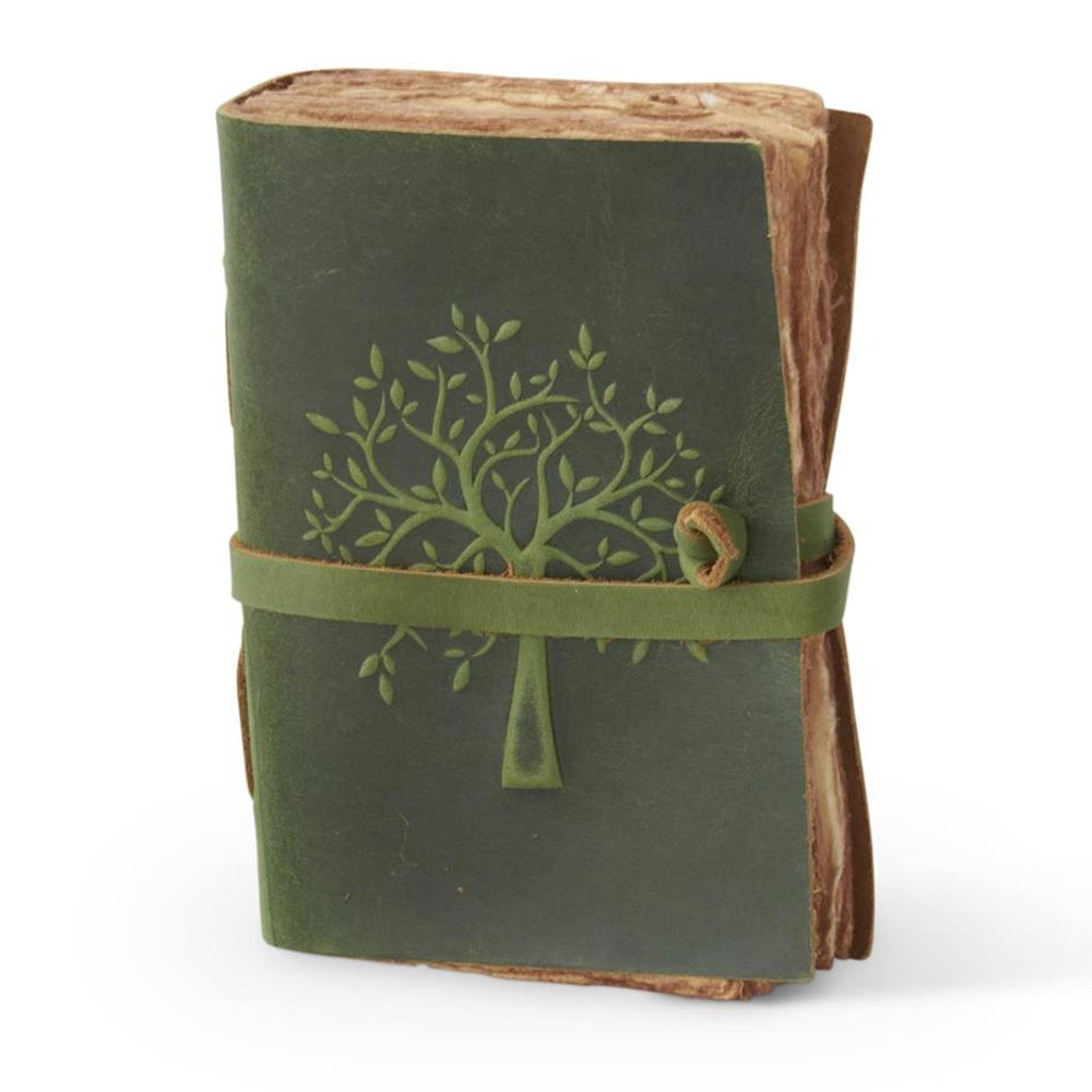Leather Tree Embossed Handcrafted Deckle Edge — alternate view 8