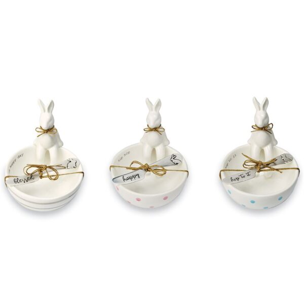 Sitting Bunny Dip Cup Set — alternate view 2