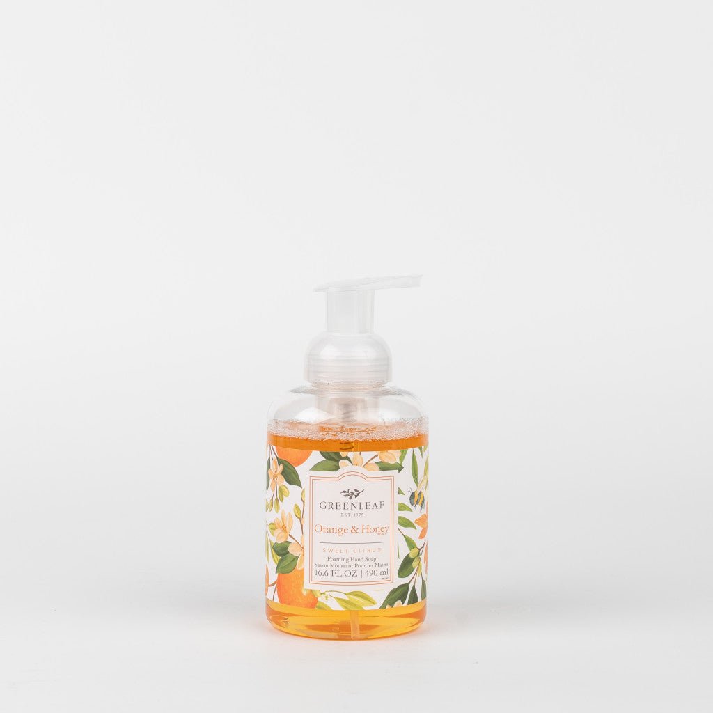 orange & honey foaming soap