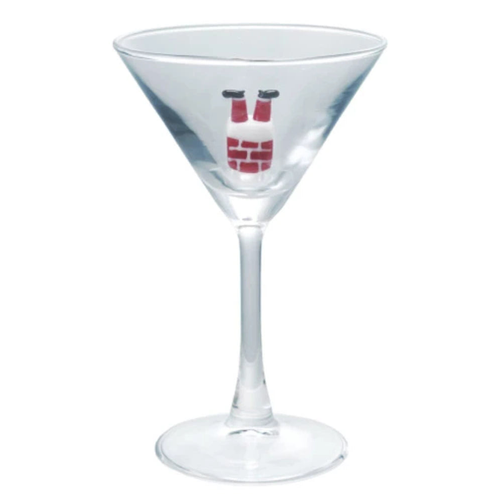 Martini Glass with Holiday Figure Inside — alternate view 10