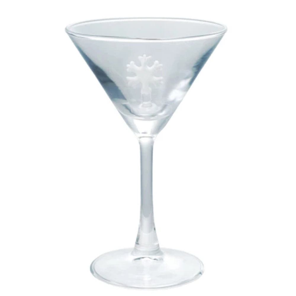 Martini Glass with Holiday Figure Inside — alternate view 5