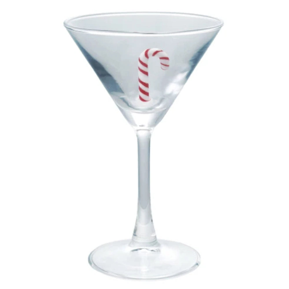Martini Glass with Holiday Figure Inside — alternate view 7