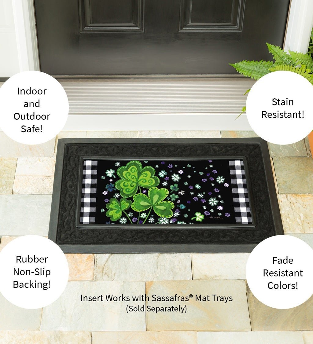 Shamrocks Buffalo Plaid Sassafras Switch Mat — alternate view 4