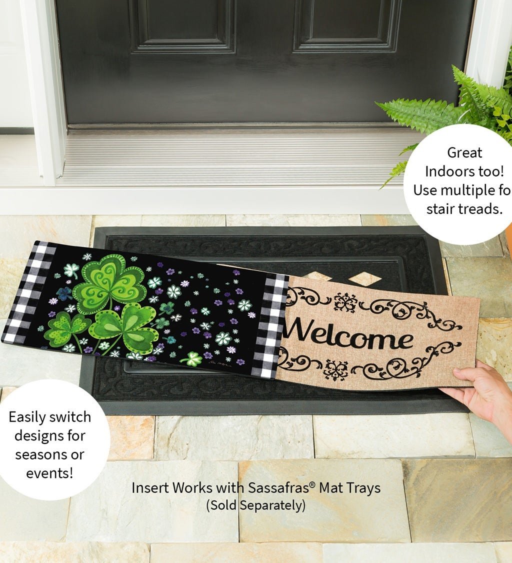 Shamrocks Buffalo Plaid Sassafras Switch Mat — alternate view 3