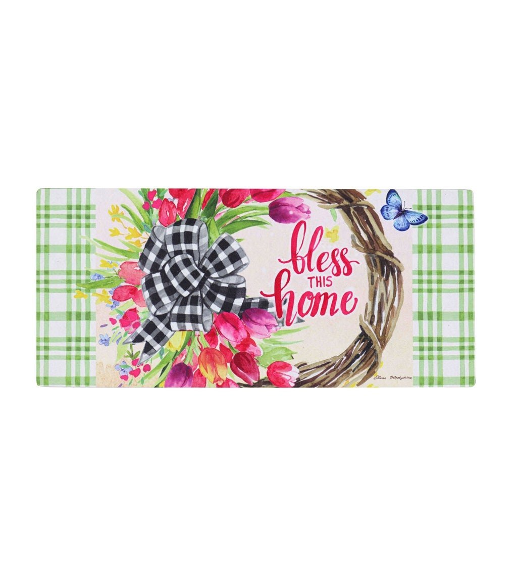 Spring Florals Wreath Sassafras Switch Mat