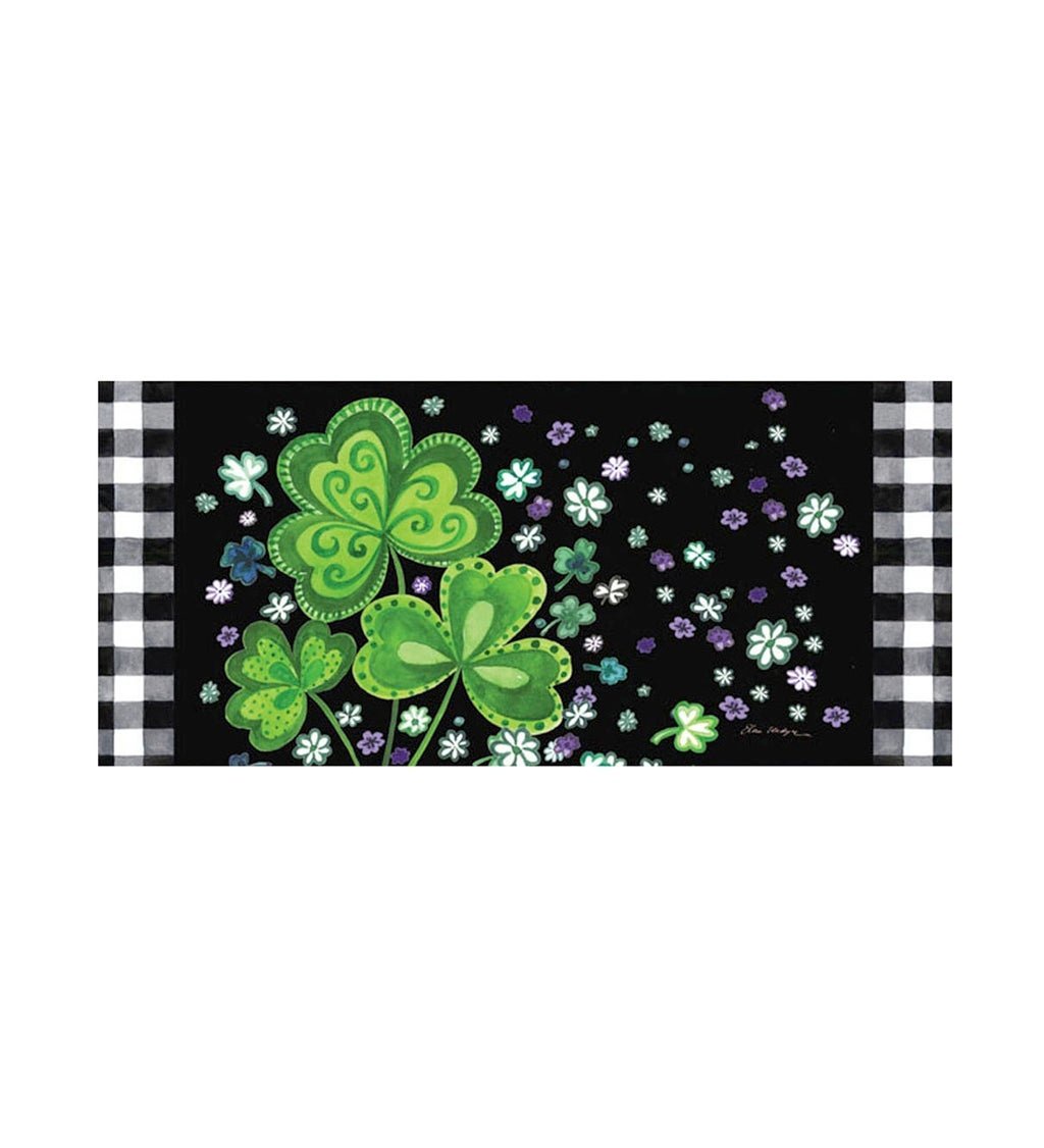 Shamrocks Buffalo Plaid Sassafras Switch Mat