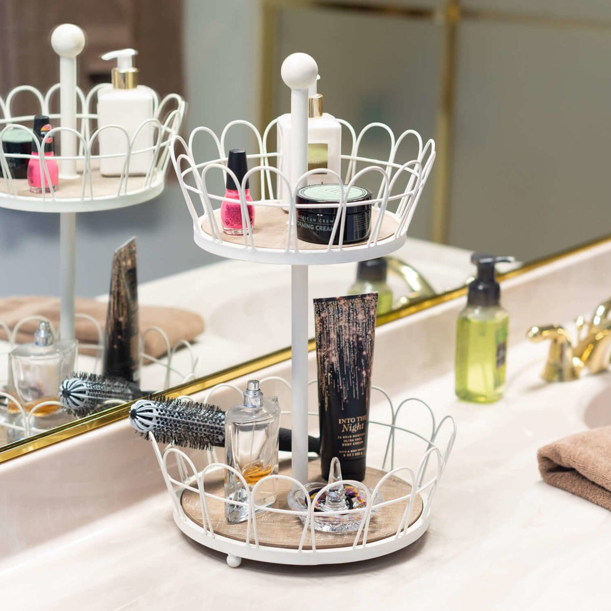 Two-Tiered Countertop Basket — alternate view 3